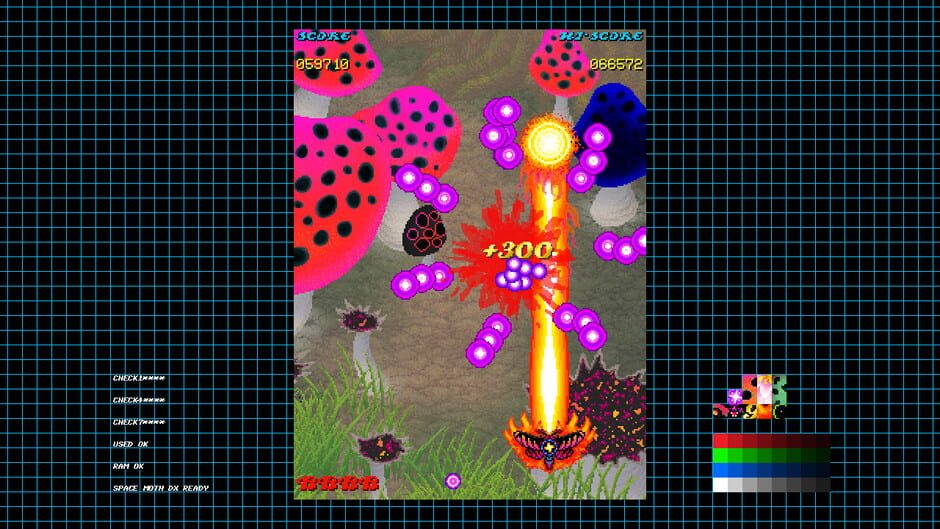 Capture de Space Moth DX