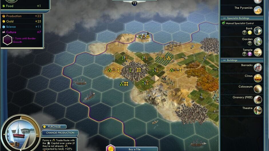 Capture de Sid Meier's Civilization V