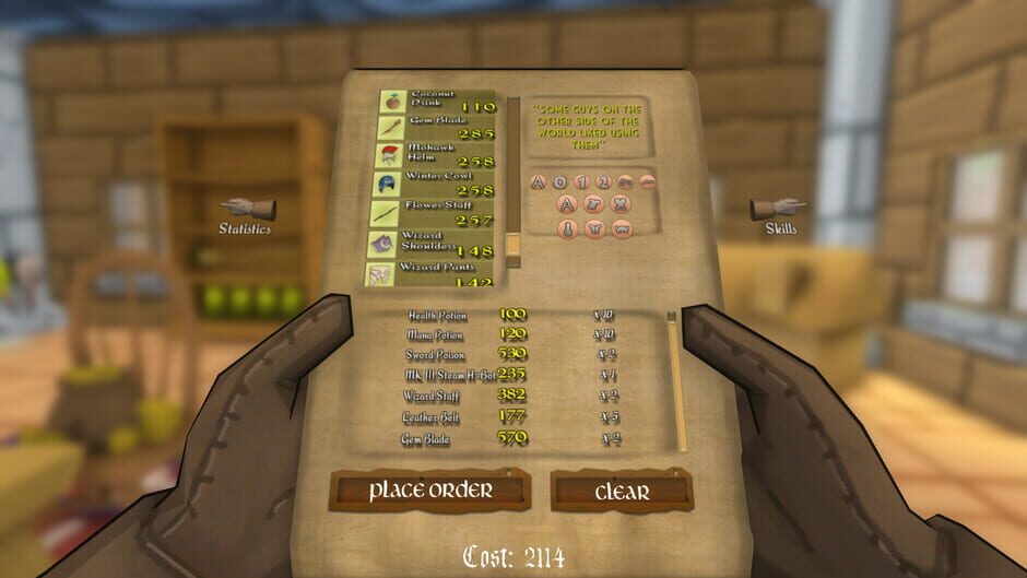 Capture de Shoppe Keep