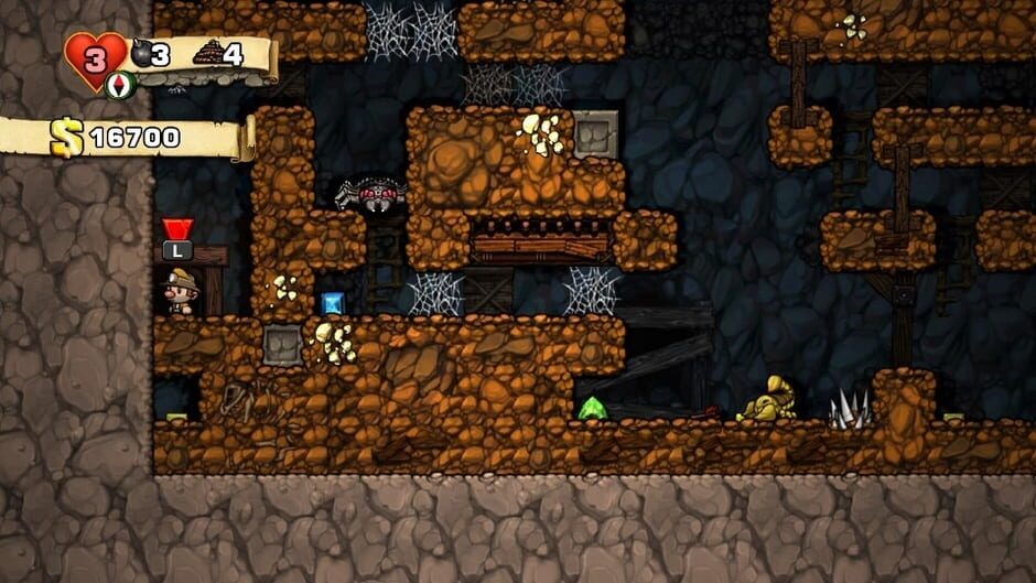 Capture de Spelunky