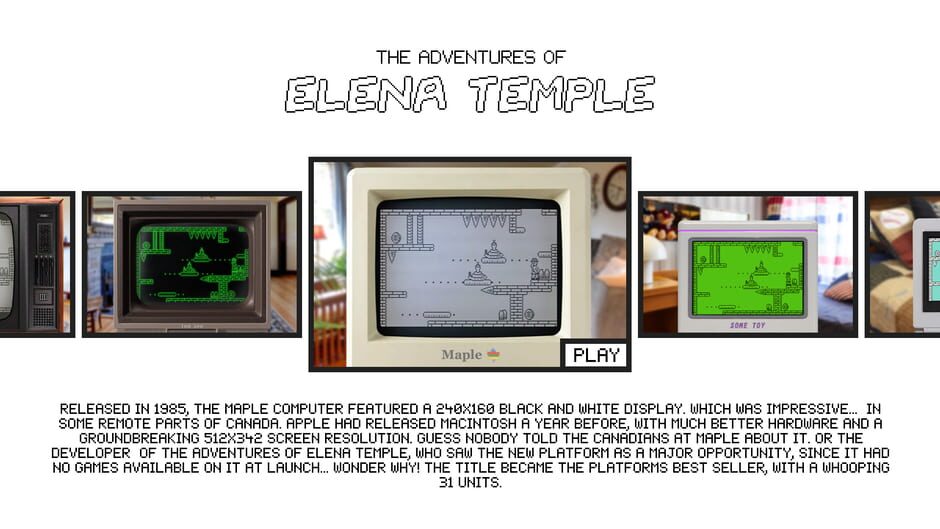 Capture de The Adventures of Elena Temple