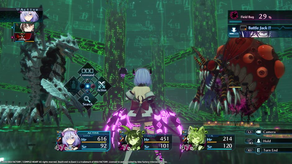 Capture de Death End Re;Quest