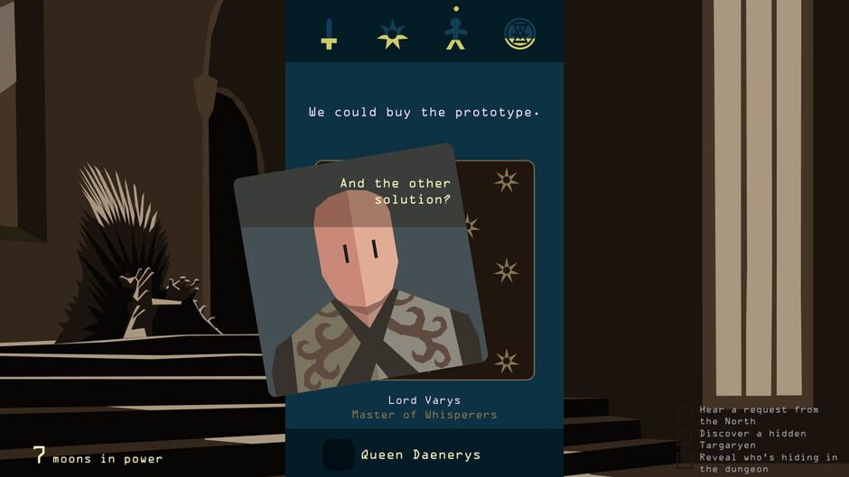 Capture de Reigns: Game of Thrones
