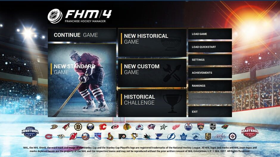 Capture de Franchise Hockey Manager 4