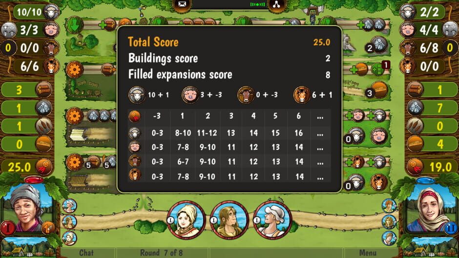 Capture d’Agricola: All Creatures Big and Small