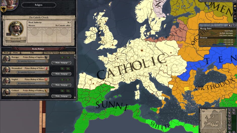 Capture de Crusader Kings II