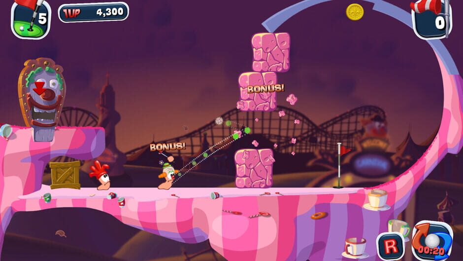 Capture de Worms Crazy Golf
