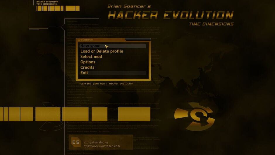 Capture de Hacker Evolution