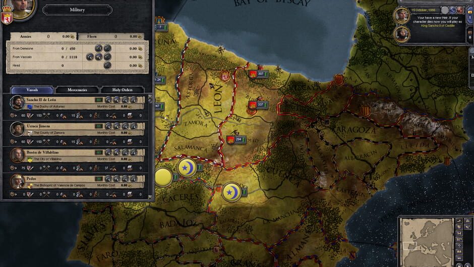 Capture de Crusader Kings II
