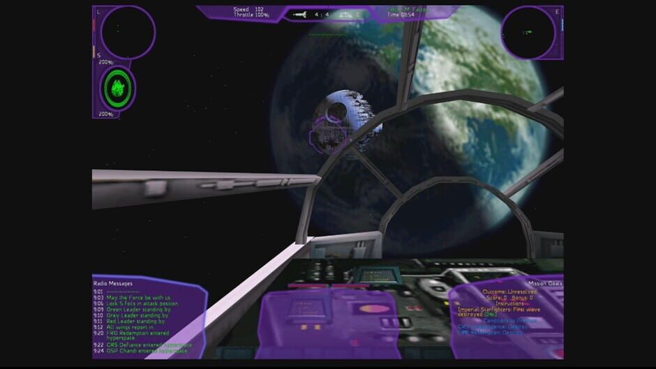 Capture de Star Wars: X-Wing Alliance