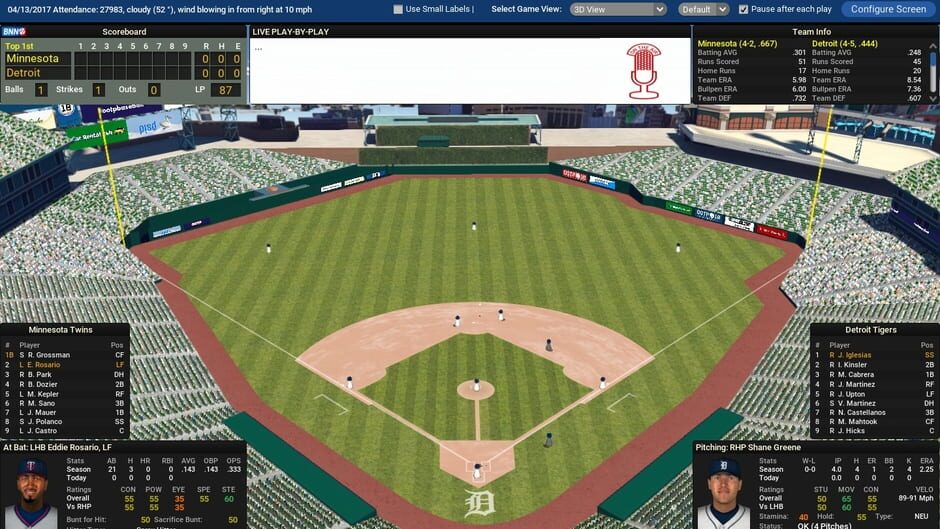 Capture d’Out of the Park Baseball 18
