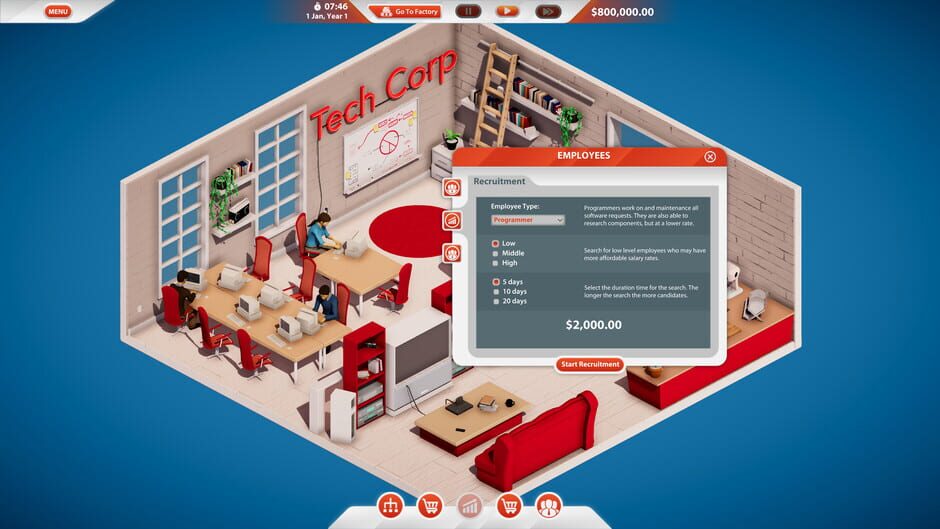 Capture de Tech Corp.