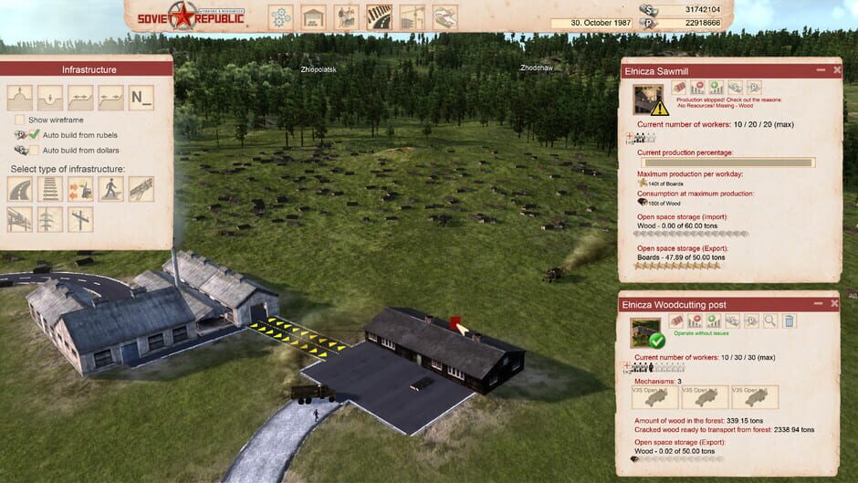 Capture de Workers & Resources: Soviet Republic
