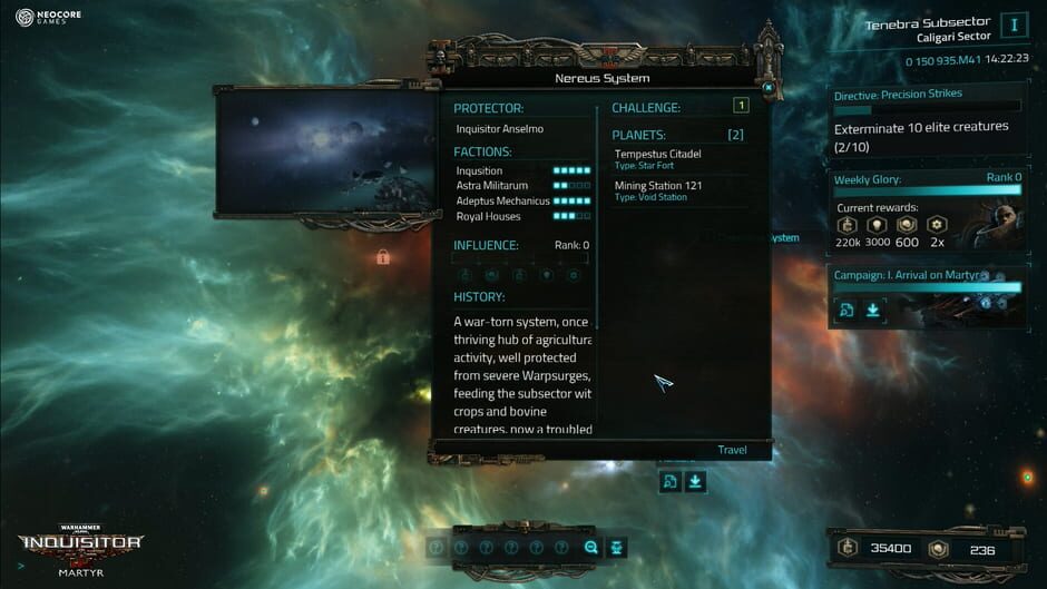 Capture de Warhammer 40,000: Inquisitor - Martyr