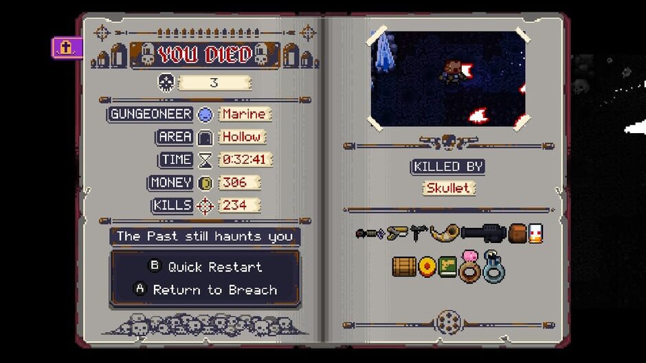 Capture d’Enter the Gungeon