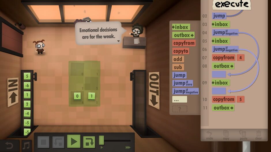 Capture de Human Resource Machine