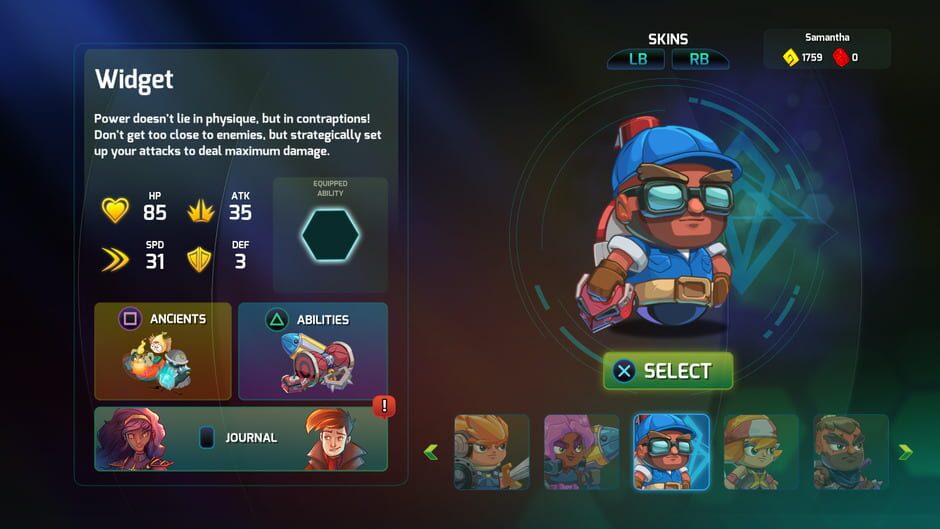 Capture de Next Up Hero