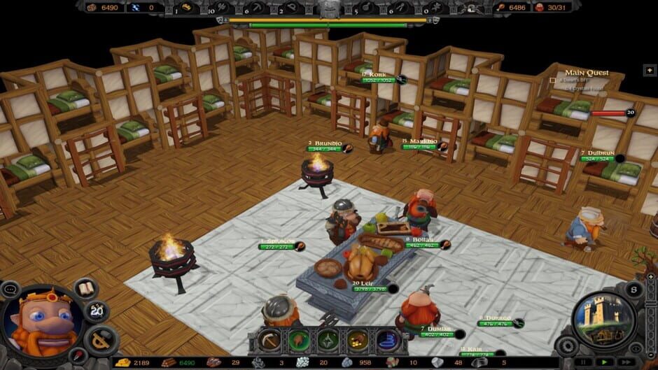 Capture d’A Game of Dwarves