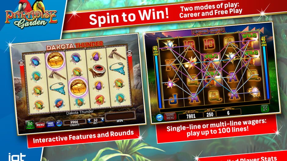 Capture d’IGT Slots Paradise Garden