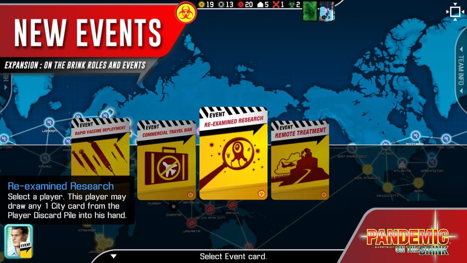 Capture de Pandemic: The Board Game
