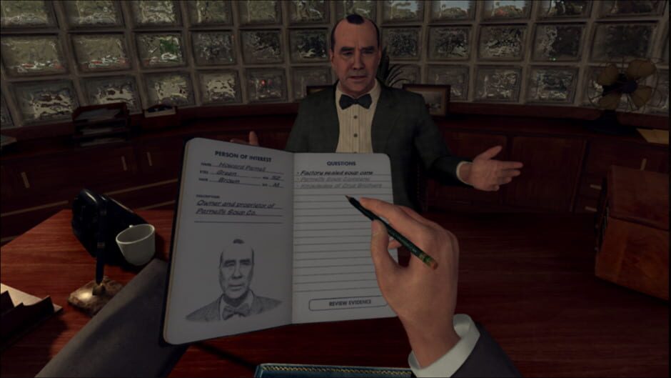 Capture de L.A. Noire: The VR Case Files