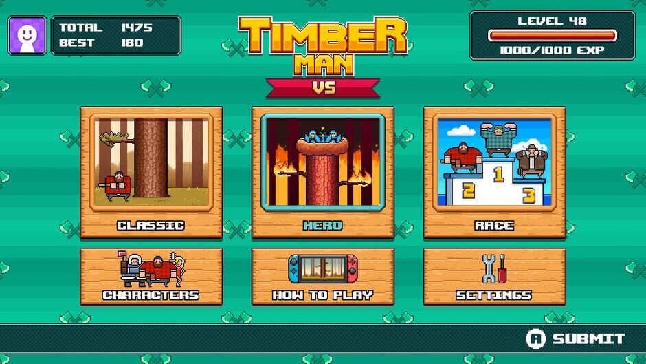Capture de Timberman VS
