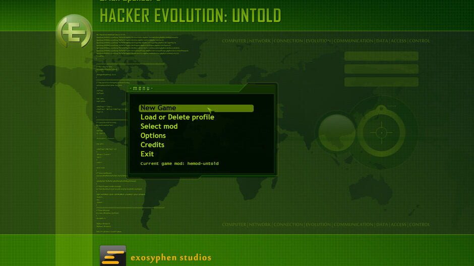 Capture de Hacker Evolution: Untold