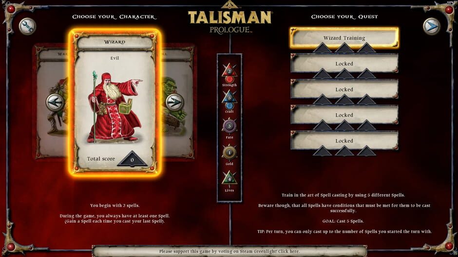 Capture de Talisman: Prologue