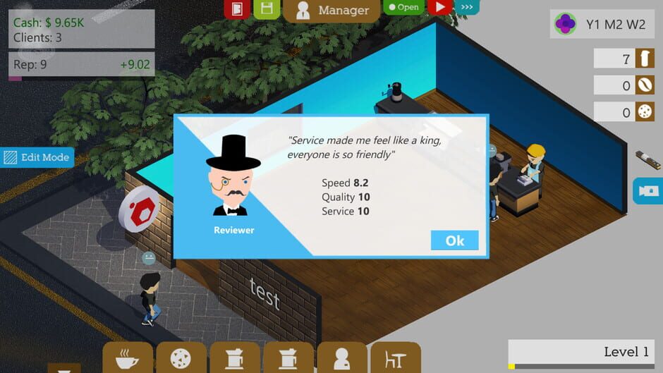 Capture de Coffee Shop Tycoon