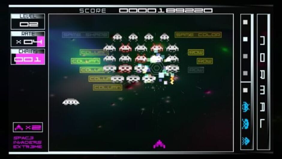 Capture de Space Invaders Extreme