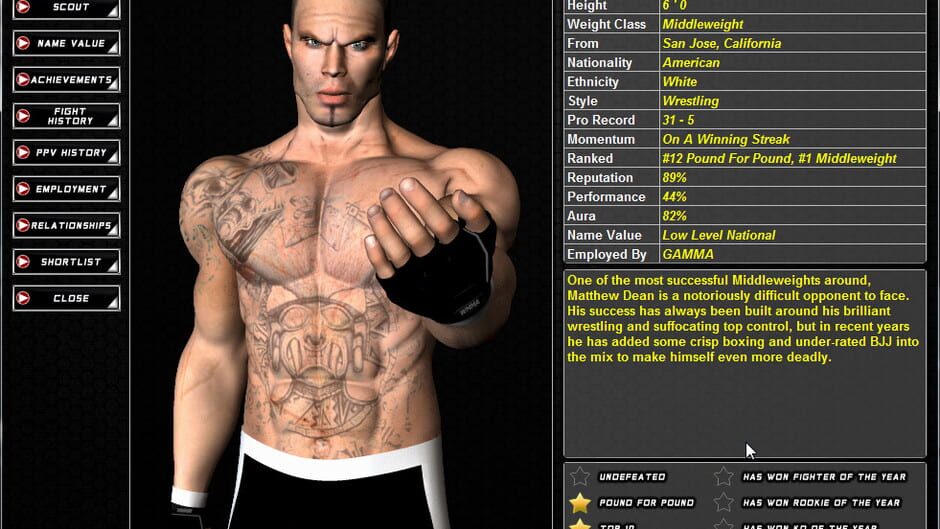 Capture de World of Mixed Martial Arts 3