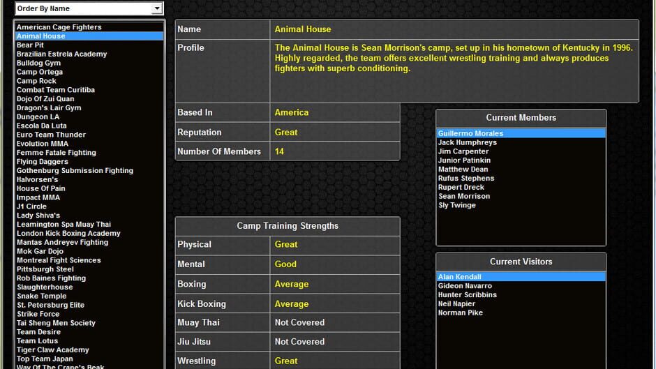 Capture de World of Mixed Martial Arts 3