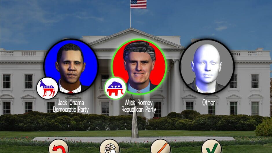 Capture de The Race for the White House