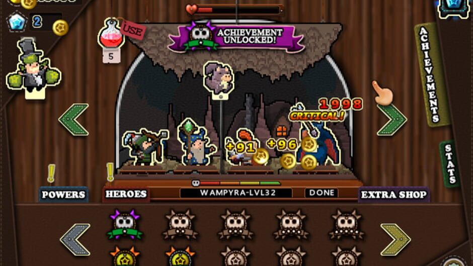Capture de Tap Heroes