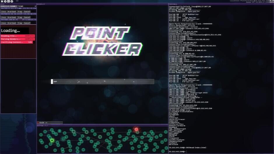 Capture de Hacknet