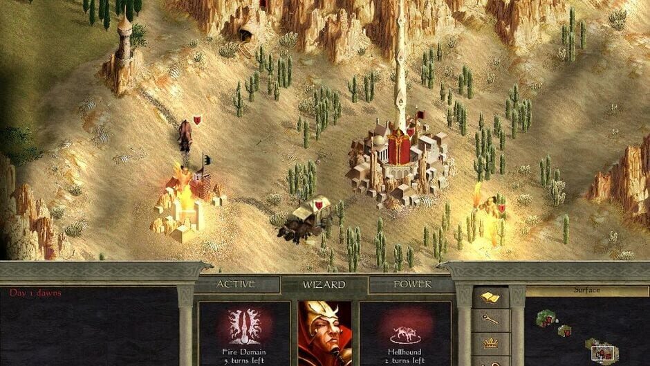Capture d’Age of Wonders II: The Wizard's Throne