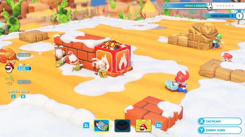Capture de Mario + Rabbids Kingdom Battle