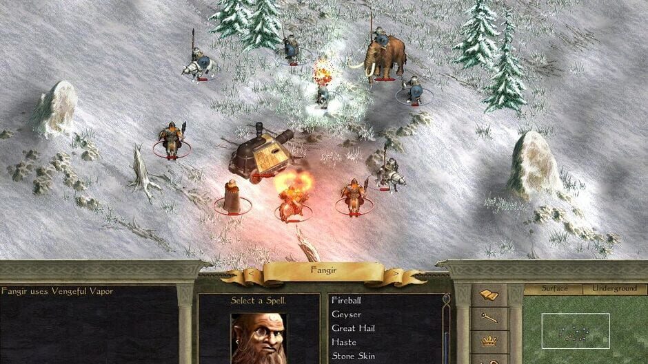 Capture d’Age of Wonders II: The Wizard's Throne