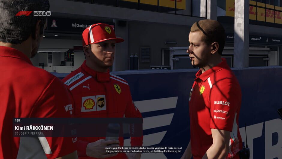 Capture de F1 2018