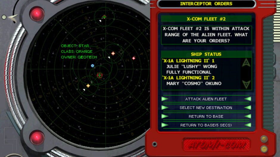 Capture de X-COM: Interceptor