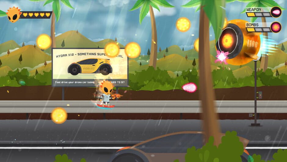 Capture de Bye-Bye, Wacky Planet