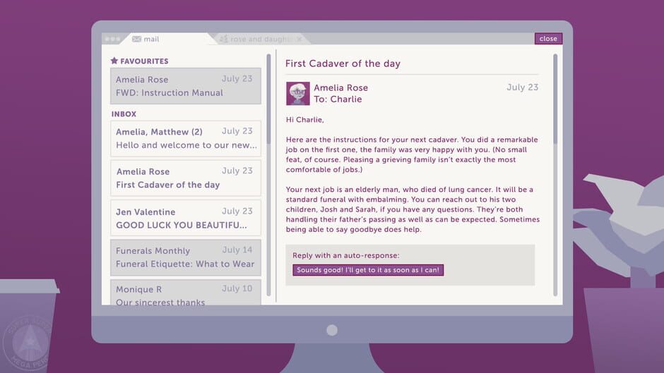 Capture d’A Mortician's Tale