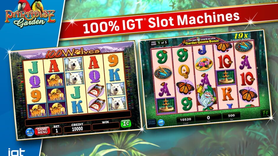 Capture d’IGT Slots Paradise Garden