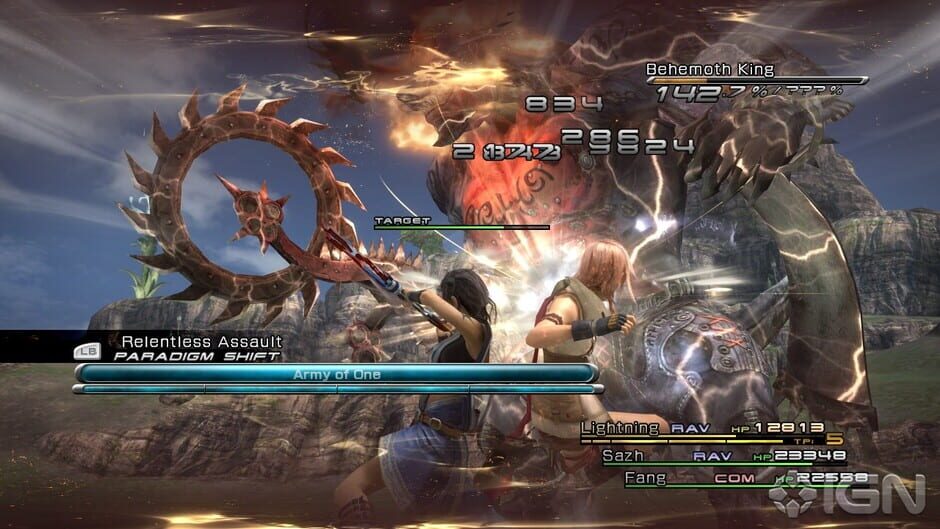 Capture de Final Fantasy XIII
