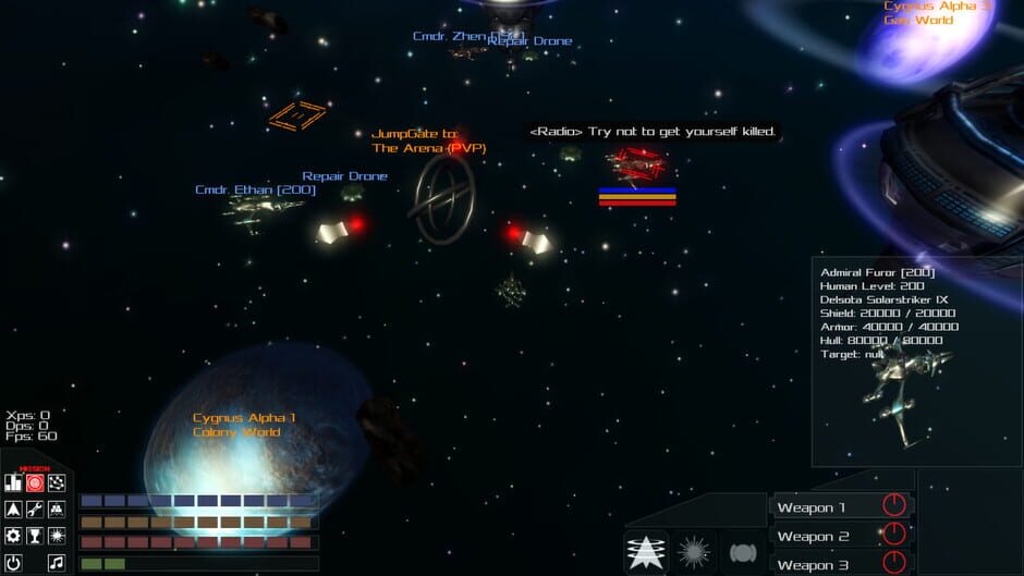 Capture de Galactic Arms Race