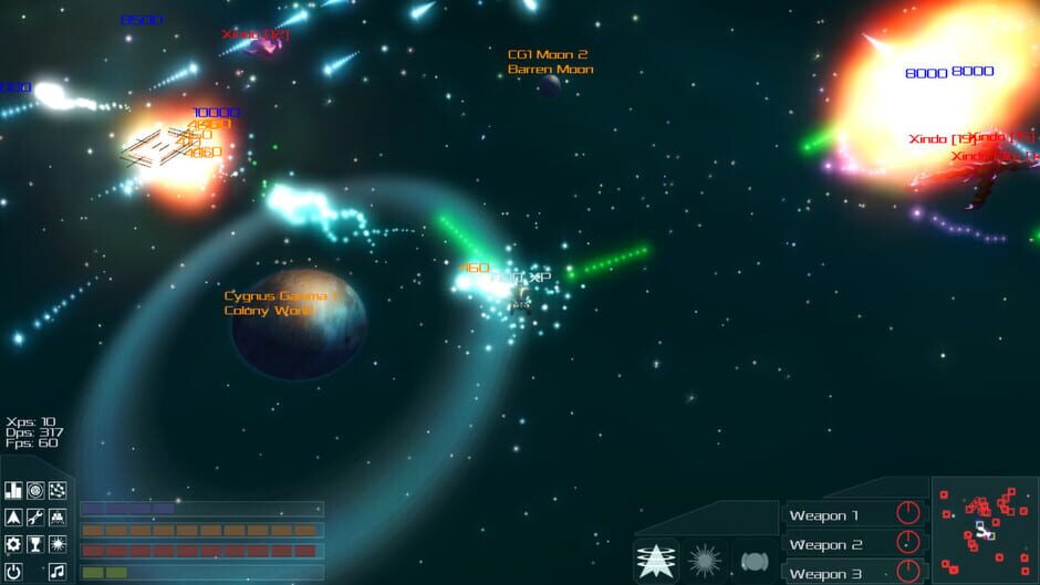 Capture de Galactic Arms Race