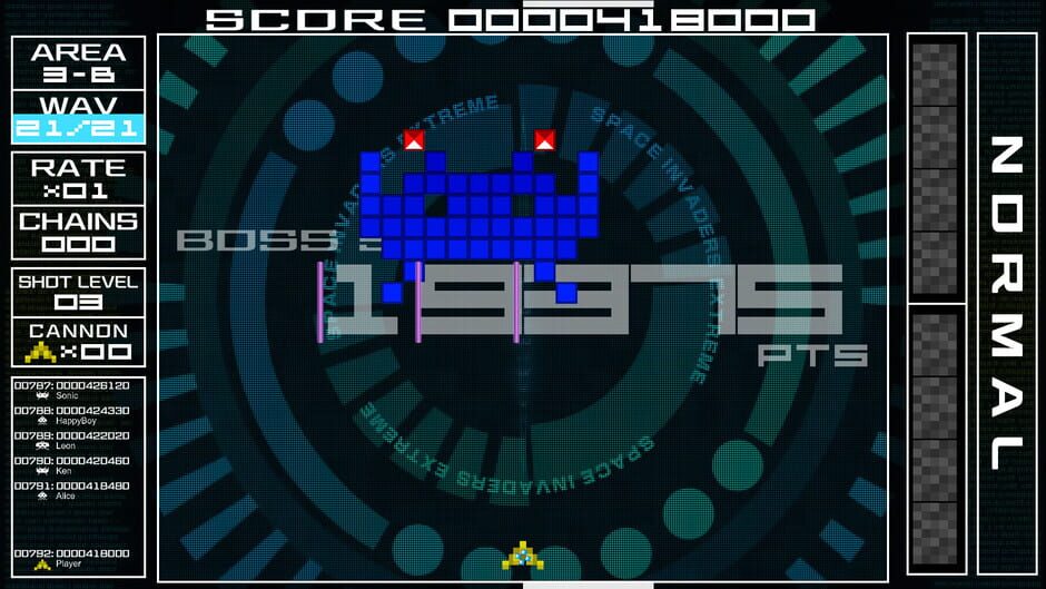 Capture de Space Invaders Extreme