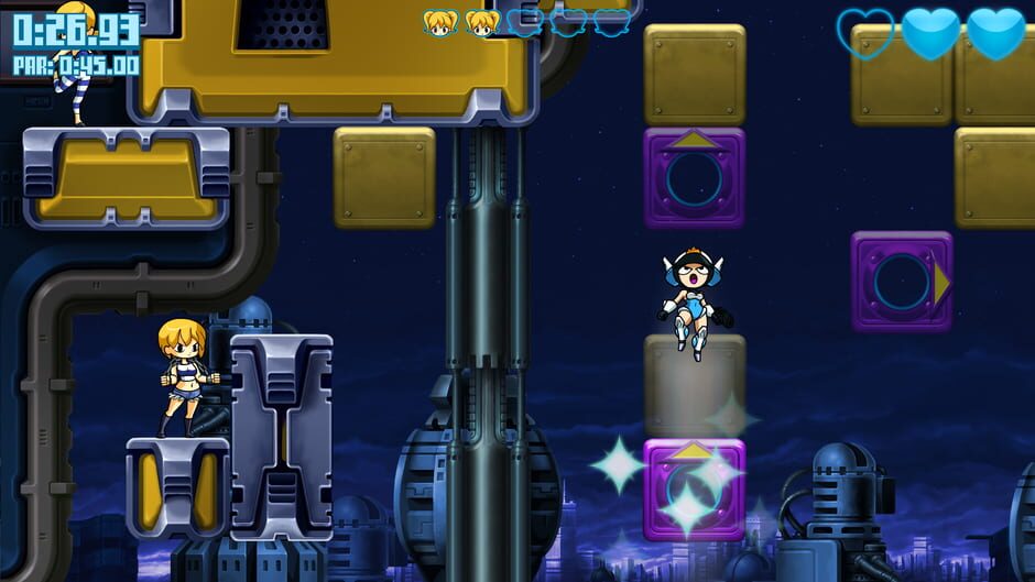 Capture de Mighty Switch Force! Hyper Drive Edition