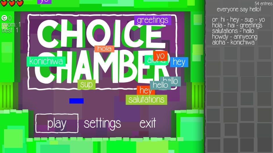 Capture de Choice Chamber
