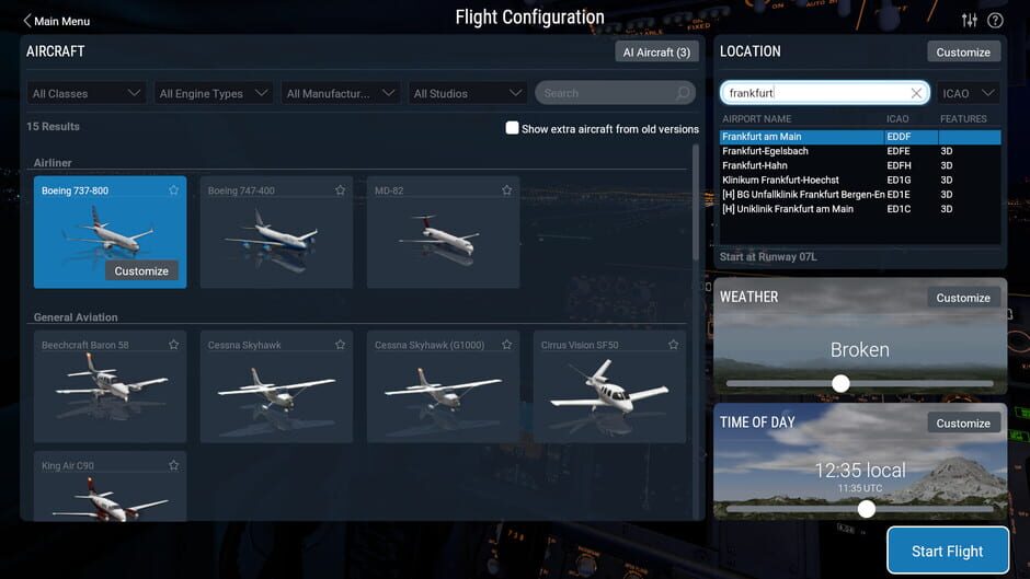 Capture de X-Plane 11